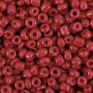 Seed beads 8/0 (3mm) Cabernet red